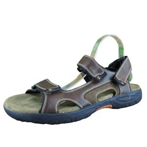 Khombu Men's  Sport Sandal Brown Synthetic‎ Size 11 Medium  Used 2025